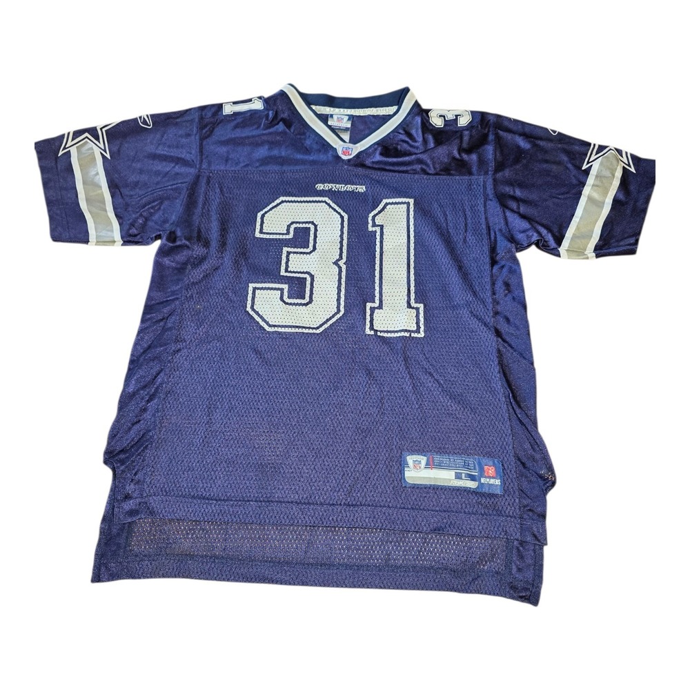 Dallas Cowboys Roy Williams #31 Jersey‎ Youth Large 14/16 Blue NFL Reebok A27